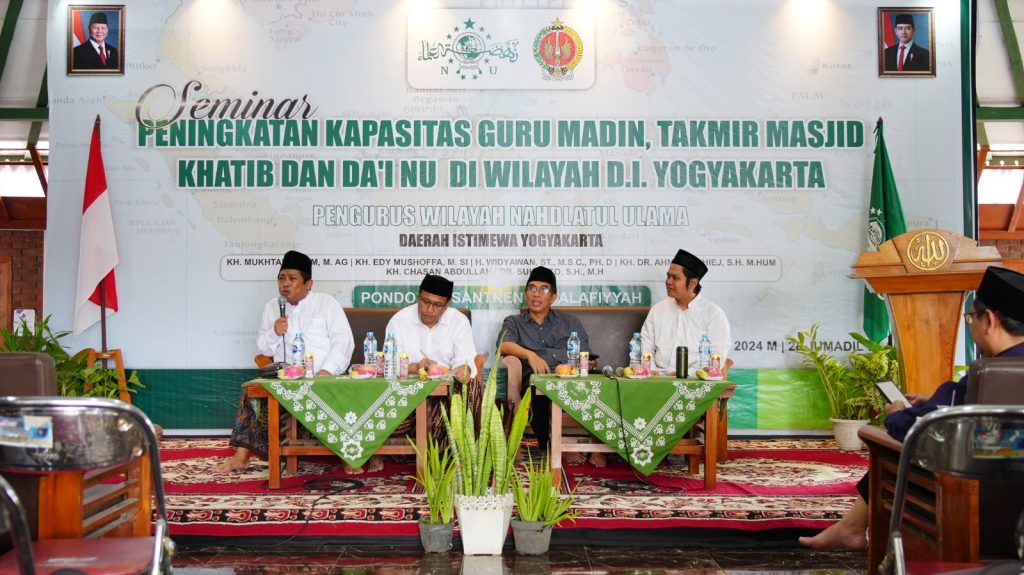 PWNU DIY Gelar Seminar Peningkatan Kapasitas Guru Madin, Takmir Masjid, Khatib, dan Da’i