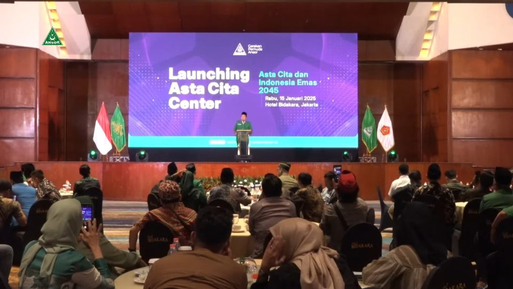 Peluncuran Asta Cita Center: Wujud Komitmen Pemuda Ansor Menuju Indonesia Emas 2045