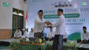 PCNU Bantul Peringati Harlah NU ke-102, Kembulan 102 Tumpeng