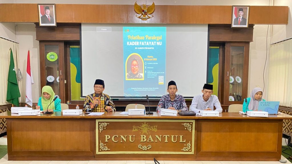 PC Fatayat NU Kabupaten Bantul Gelar Pelatihan Paralegal untuk Cegah Kekerasan Terhadap Perempuan dan Anak