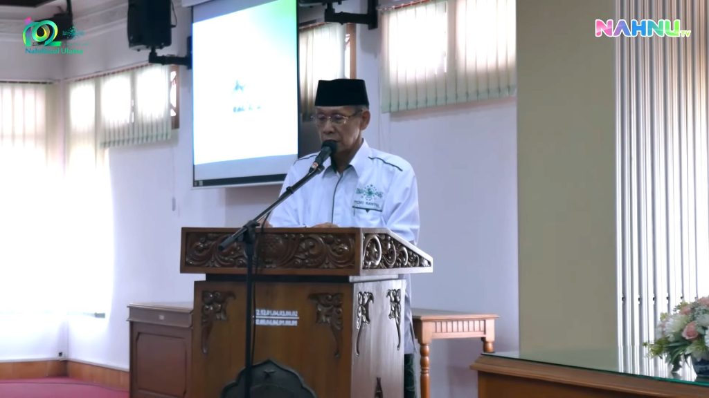 KH. Damanhuri, menekankan pentingnya sinergi antara NU dan Pemerintah Kabupaten Bantul.
