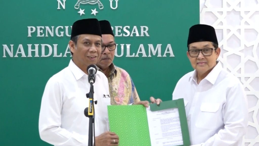 PBNU Serahkan SK Pengesahan Kepengurusan JATMAN 2025-2030, Gus Yahya Minta Segera Konsolidasi Organisasi