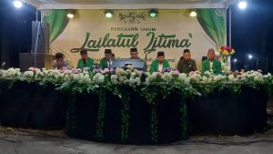 MWC NU Kretek Gelar Lailatul Ijtima, Ribuan Jamaah Padati Masjid Nasrullah Bracan