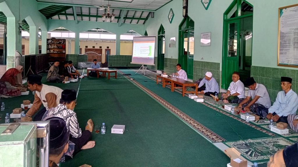 LTMNU DIY Himbau Masjid NU Pasang Plang Identitas