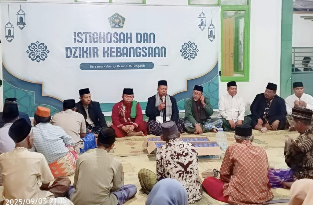 Istighosah dan Dzikir Kebangsaan, KUA Pengasih Satukan Tokoh Lintas Agama