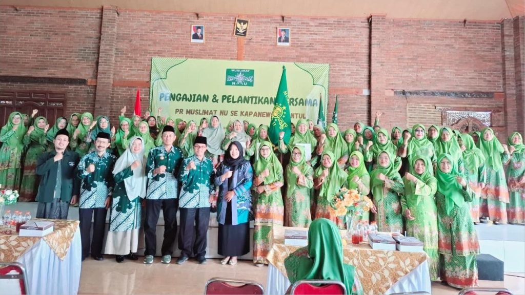 PC Muslimat NU Bantul Lantik Lima PR se-Kapanewon Bantul