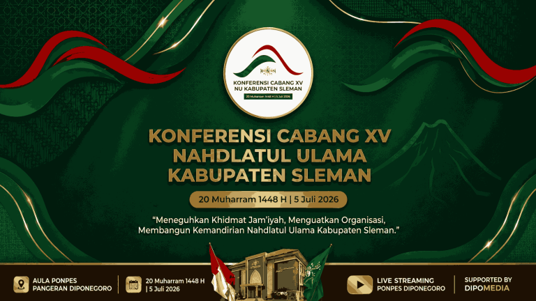 Meneguhkan Khidmah, PCNU Sleman Gelar Konfercab XV di Pesantren Pangeran Diponegoro