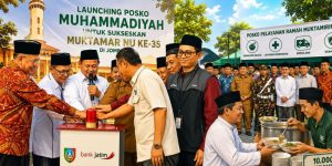 Potret Ukhuwah di Muktamar ke-35 NU: Posko Muhammadiyah Sediakan Bakso Gratis dan Cek Kesehatan