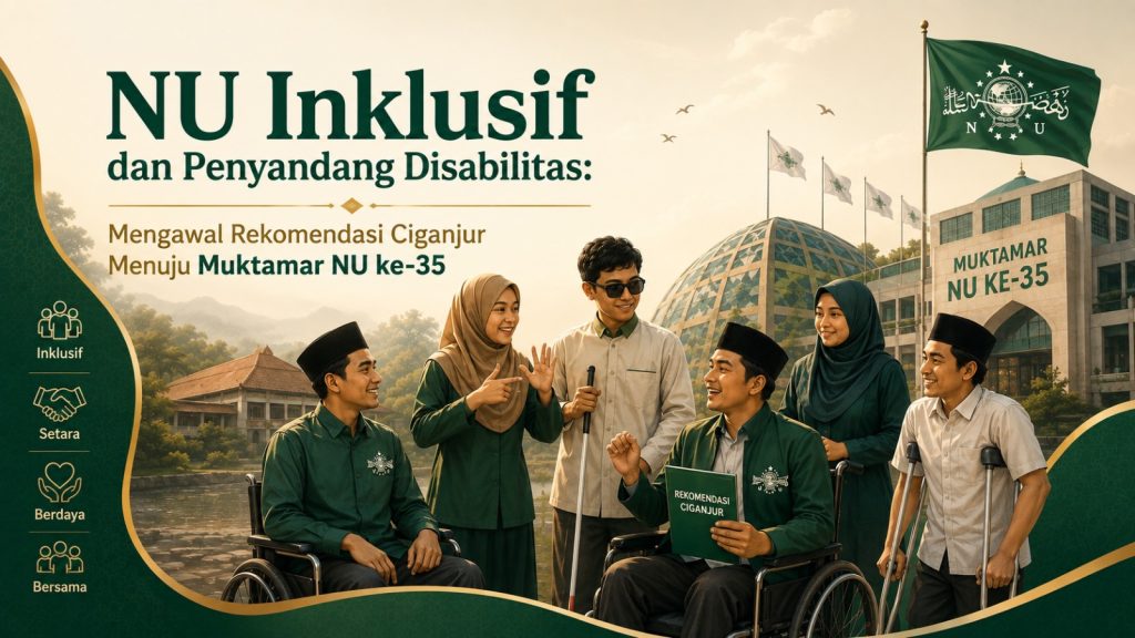 NU Inklusif dan Penyandang Disabilitas: Mengawal Rekomendasi Ciganjur Menuju Muktamar NU ke-35