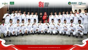 Siswi SMK Diponegoro Depok Kembali Dipercaya Jadi Pengibar Bendera di Kemendikdasmen RI