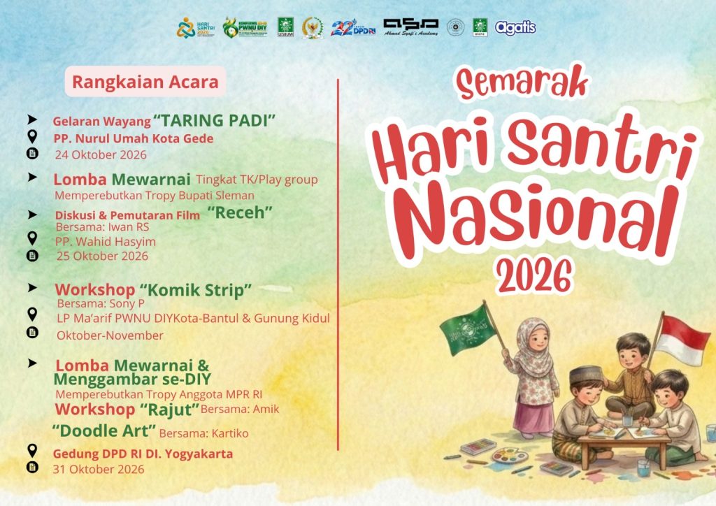 Lesbumi PWNU DIY Semarakkan Hari Santri Nasional 2026 melalui Ragam Kegiatan Seni dan Budaya